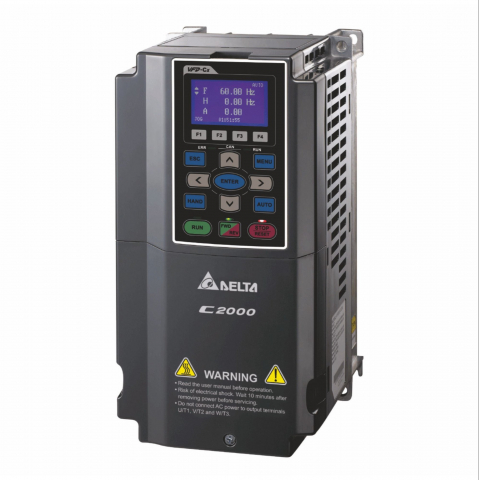 VFD-C2000+ - VFD3150C43A-00, convertizor frecventa, 315 kW, IN 3 x 380 VAC, OUT 3 x 380 VAC , HD 616 A, SHD 550 A, fara filtru EMC