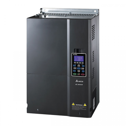 VFD-C2000+ - VFD370C43S-21, convertizor frecventa, 90 kW, IN 3 x 380 VAC, OUT 3 x 380 VAC , HD 73 A, SHD 60 A, fara filtru EMC