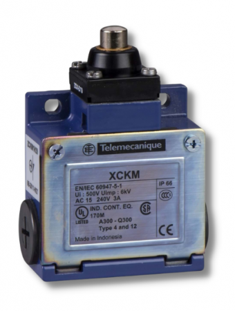 Limitatoare de siguranta - XCKM110, Limitator cursa, bolţ Ø10mm, NO + NC, 10 A, max.250 VAC, max.250 VDC
