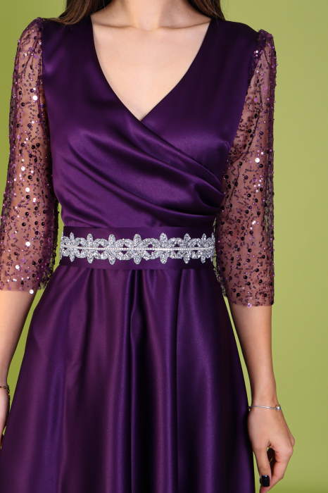 Rochie ADRIA cu Maneci din Paiete, Engros [3]