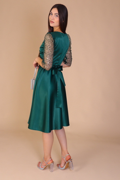 Rochie ADRIA cu Maneci din Paiete, Engros [4]