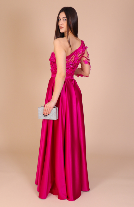 Rochie ALESSIA Lunga, din Tafta si Dantela [3]