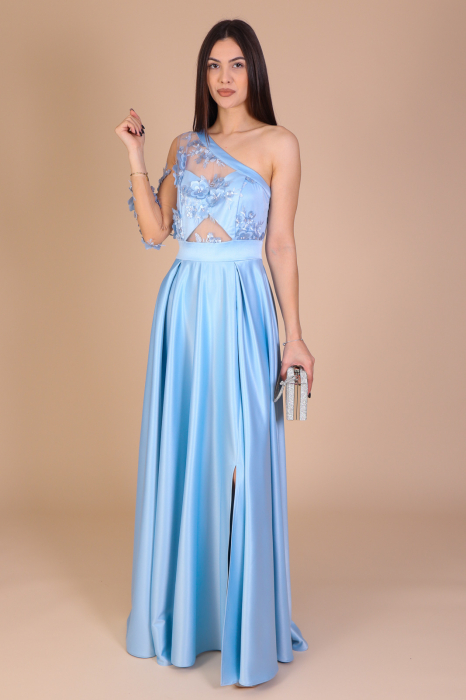 Rochie ALESSIA Lunga, din Tafta si Dantela [1]