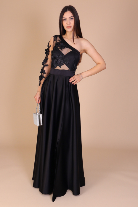 Rochie ALESSIA Lunga, din Tafta si Dantela [2]