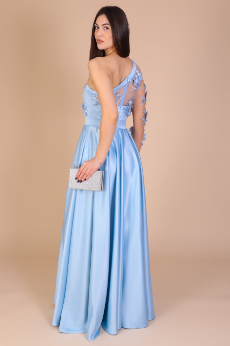 Rochie ALESSIA Lunga, din Tafta si Dantela [3]