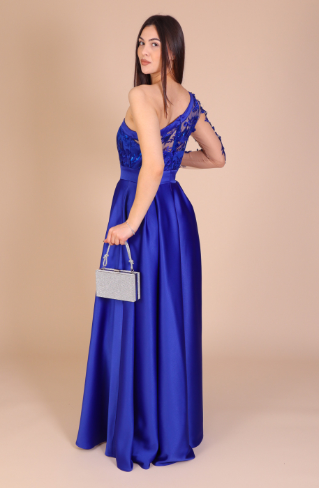 Rochie ALESSIA Lunga, din Tafta si Dantela [3]