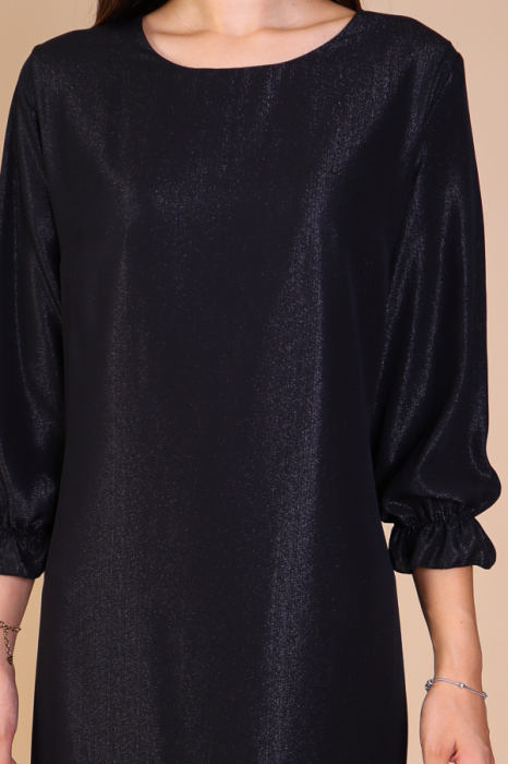 Rochie Dolores Neagra, cu Fir Lurex Engros [3]
