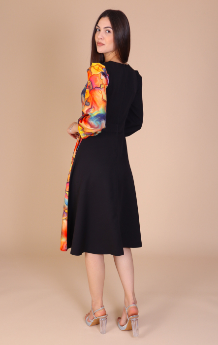 Rochie DASHA Midi, cu Imprimeu, Engros [3]