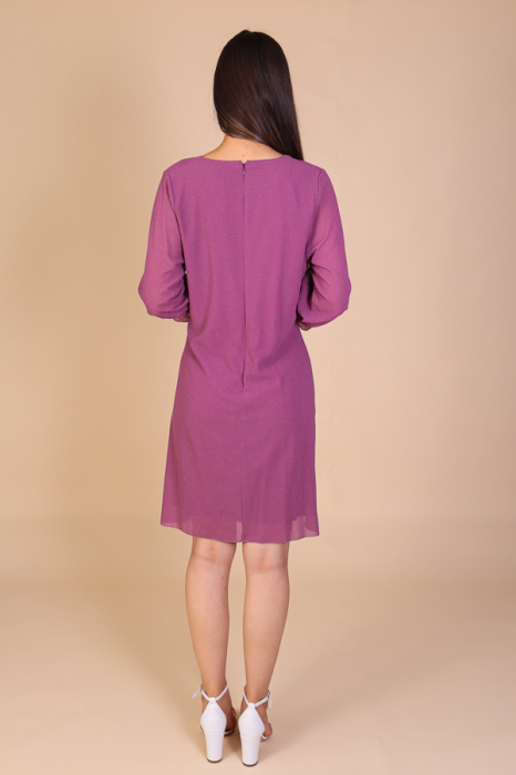 Rochie Dolores Mov, cu Fir Lurex Engros [4]