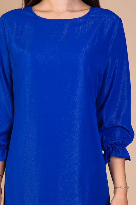 Rochie Dolores Albastra, cu Fir Lurex Engros [3]