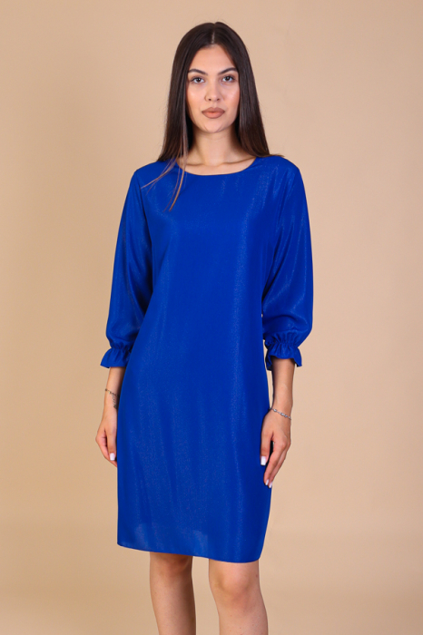 Rochie Dolores Albastra, cu Fir Lurex Engros [2]