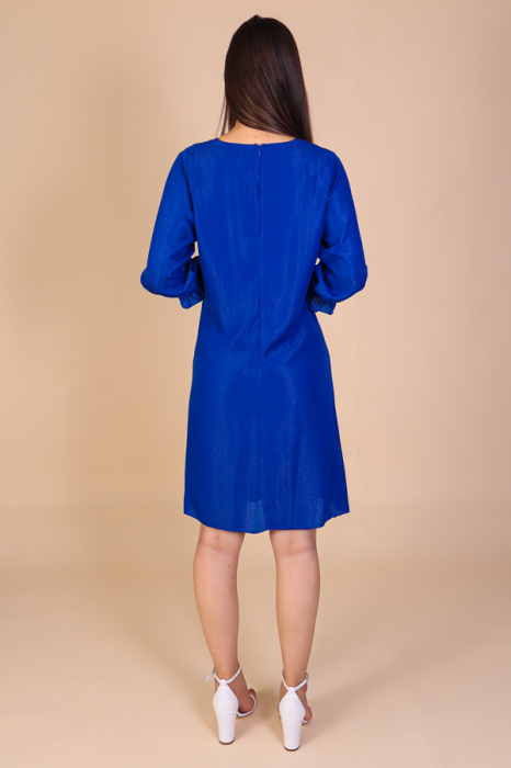 Rochie Dolores Albastra, cu Fir Lurex Engros [4]