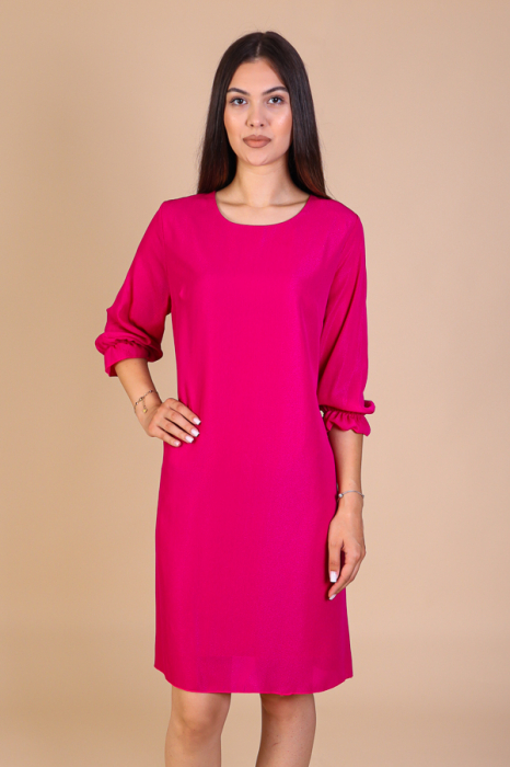 Rochie Dolores Ciclam, cu Fir Lurex Engros [2]