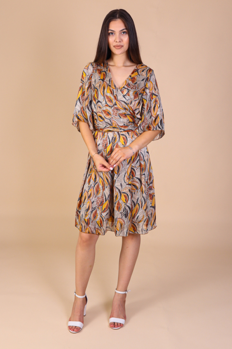 Rochie Aniela cu Imprimeu Colorat, Engros [2]