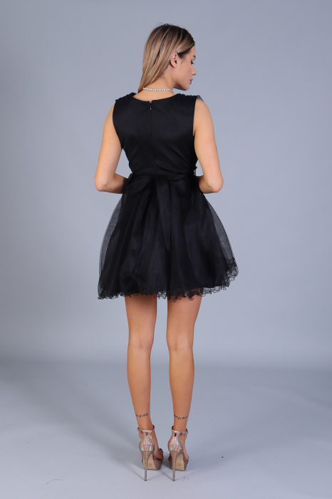 Rochie MIA din Tul si Cordon cu Pietricele [5]