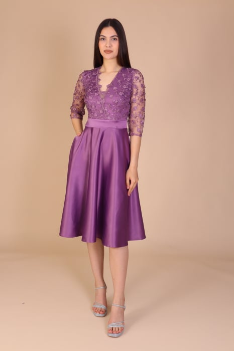 Rochie INNA de Ocazie, din Tafta si Dantela, Engros [2]