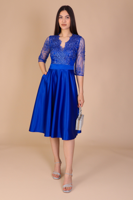 Rochie INNA de Ocazie, din Tafta si Dantela, Engros [2]