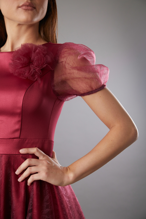 Rochie ENGROS Lizeta bordo [3]