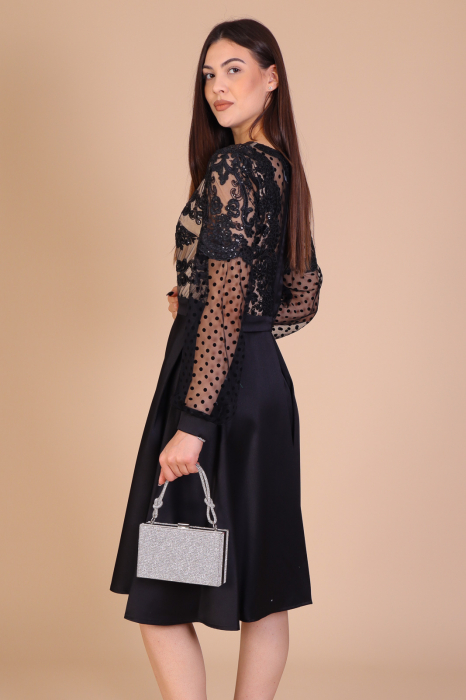 Rochie MARIBEL din Tafta si Dantela – En-Gros | Ella Collection [2]