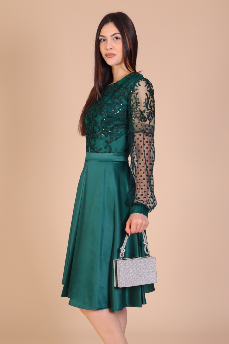 Rochie MARIBEL din Tafta si Dantela – En-Gros | Ella Collection [3]