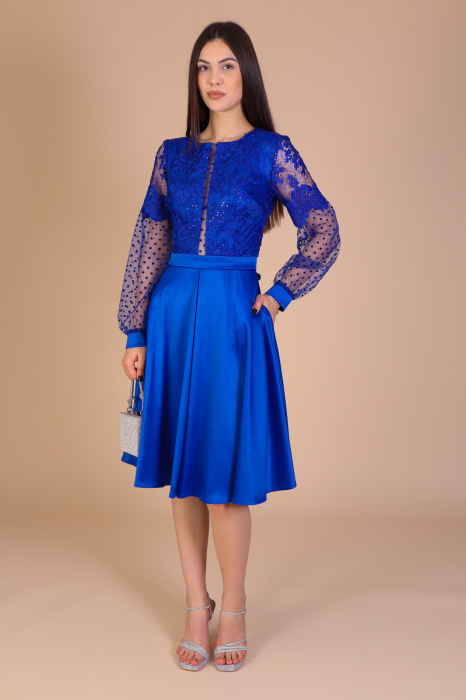 Rochie MARIBEL din Tafta si Dantela – En-Gros | Ella Collection [2]