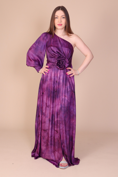 Rochie NOA din Voal Lucios in Degrade, Engros [2]