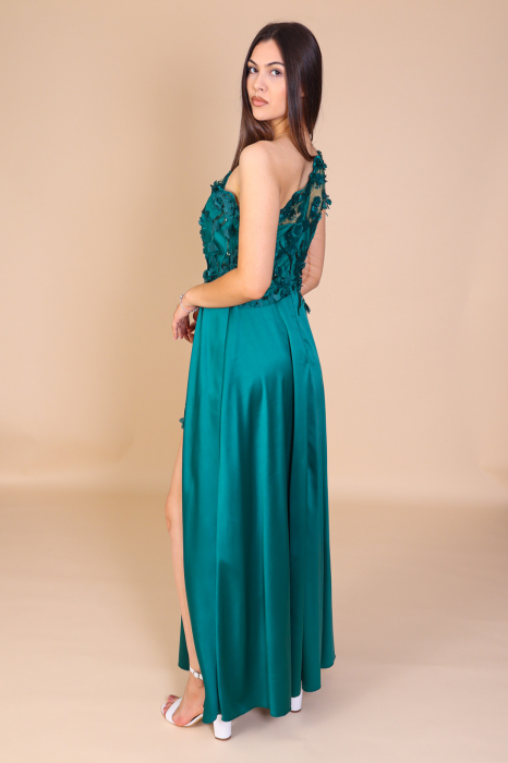 Rochie PAMELA Lunga cu Dantela 3D, Engros [3]