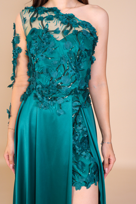 Rochie PAMELA Lunga cu Dantela 3D, Engros [4]