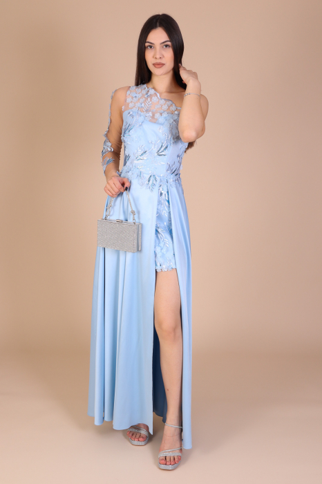 Rochie PAMELA Lunga cu Dantela 3D, Engros [2]