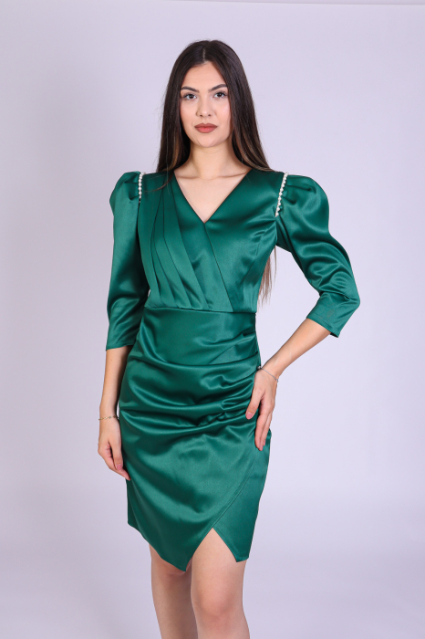 Rochie PERLA de ocazie cu umeri bufanti [2]