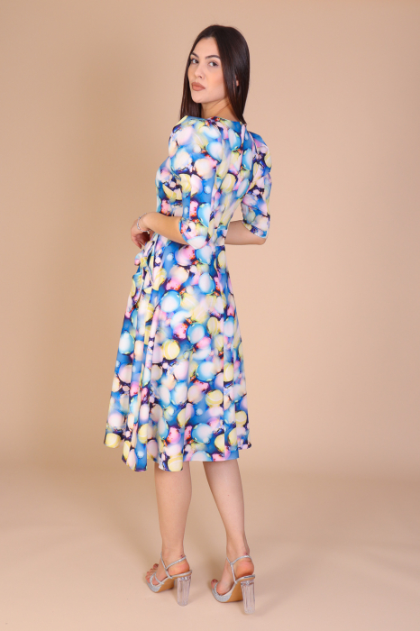 Rochie QUINN cu Fundite pe Buzunare, Engros [3]