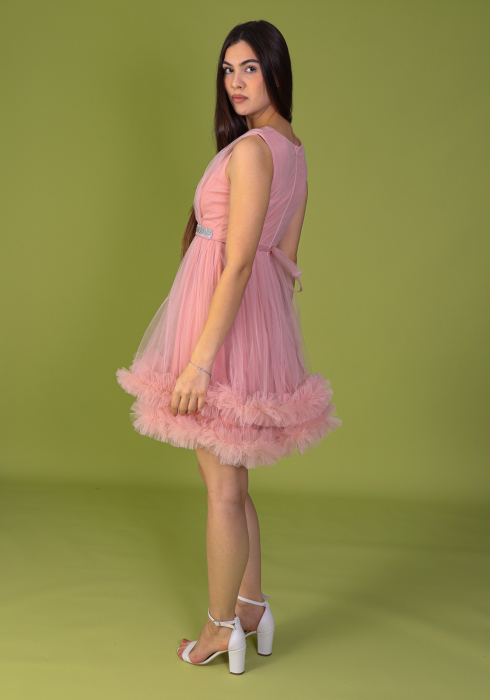 Rochie KELLY din Tulle cu Volanase, Engros [3]