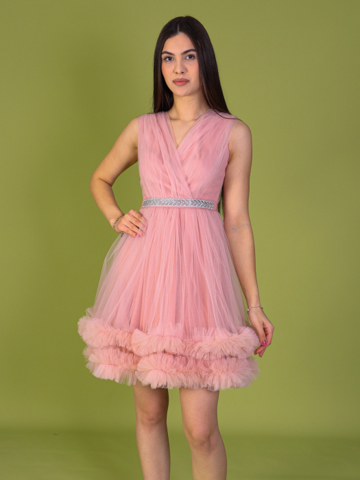 Rochie KELLY din Tulle cu Volanase, Engros [2]