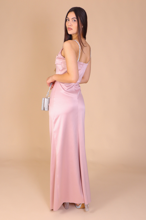 Rochie TEO din Tafta, cu Bretele, Engros [3]