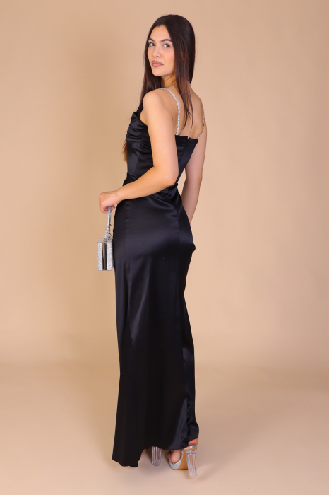 Rochie TEO din Tafta, cu Bretele, Engros [4]