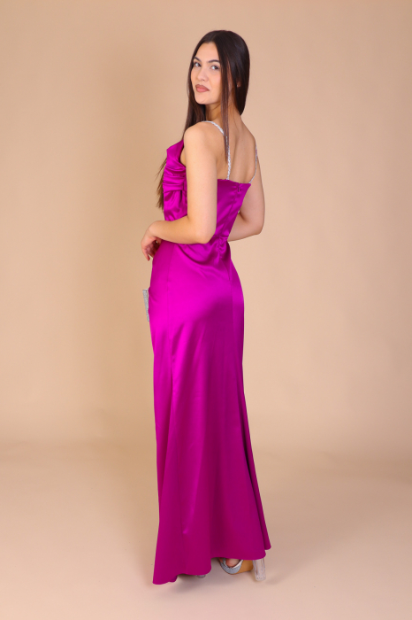 Rochie TEO din Tafta, cu Bretele, Engros [4]