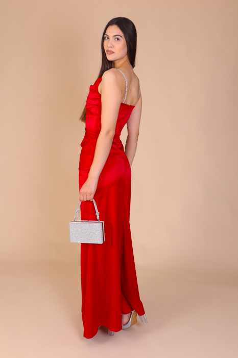 Rochie TEO din Tafta, cu Bretele, Engros [4]