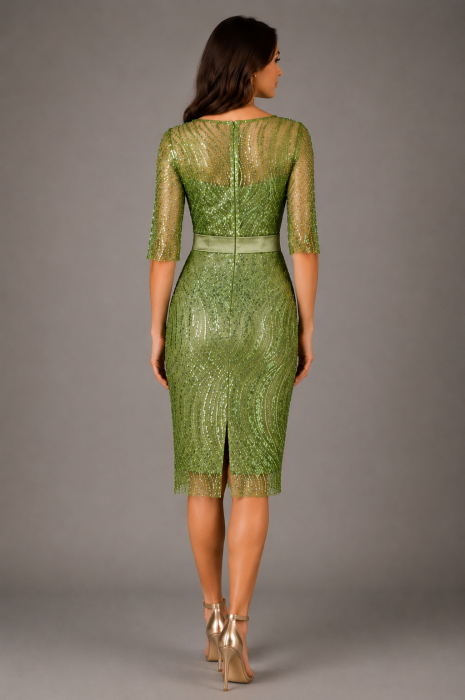 Rochie VERONA cu paiete si pietre [2]