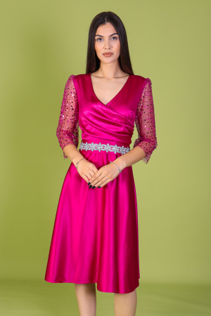 Rochie ADRIA cu Maneci din Paiete, Engros [1]