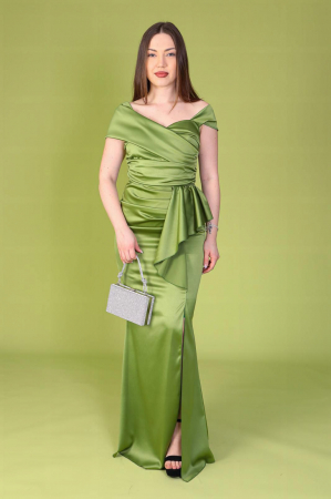 Rochii de Ocazie - Rochie AIVY Lunga din Tafta – En-Gros | Ella Collection