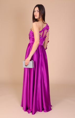 Rochie ALESSIA Lunga, din Tafta si Dantela [2]