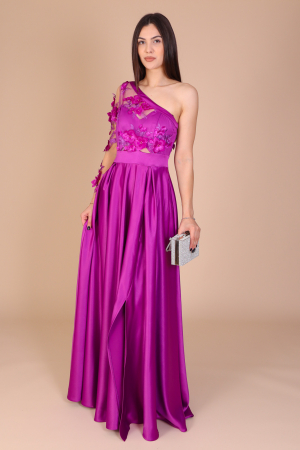 Rochie ALESSIA Lunga, din Tafta si Dantela [1]