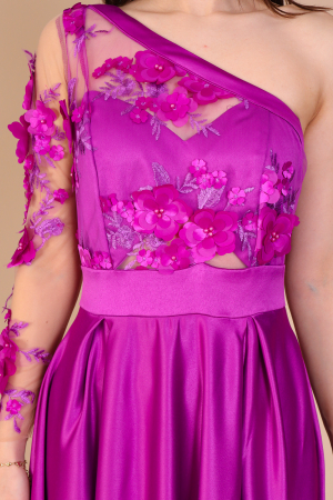 Rochie ALESSIA Lunga, din Tafta si Dantela [3]