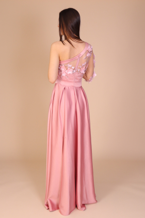 Rochie ALESSIA Lunga, din Tafta si Dantela [2]