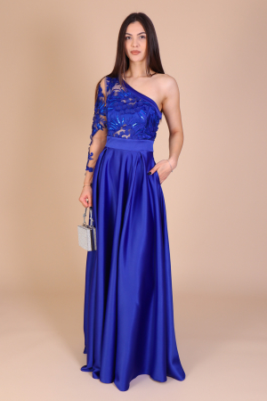 Rochie ALESSIA Lunga, din Tafta si Dantela [1]