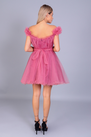Rochie ANGRO din tul roz [6]