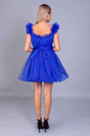 Rochie ANGRO din tul albastra [6]