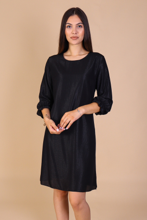 Rochie Dolores Neagra, cu Fir Lurex Engros [1]