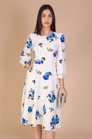 Rochie DASHA Midi, cu Imprimeu, Engros [1]