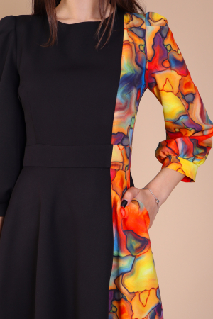 Rochie DASHA Midi, cu Imprimeu, Engros [3]